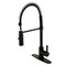 Gourmetier LS8770CTL Continental Single-Handle Pre-Rinse Kitchen Faucet, Matte Blk LS8770CTL - alternate 1